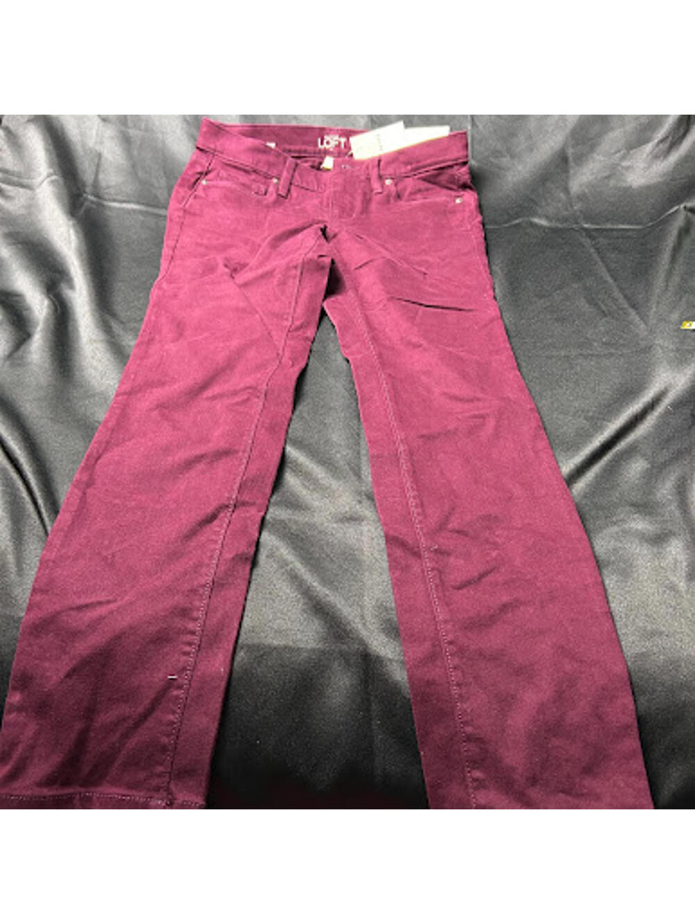 The Loft Women’s Dark‎ Red Modern Skinny Jeans Size 4 Petite NWT